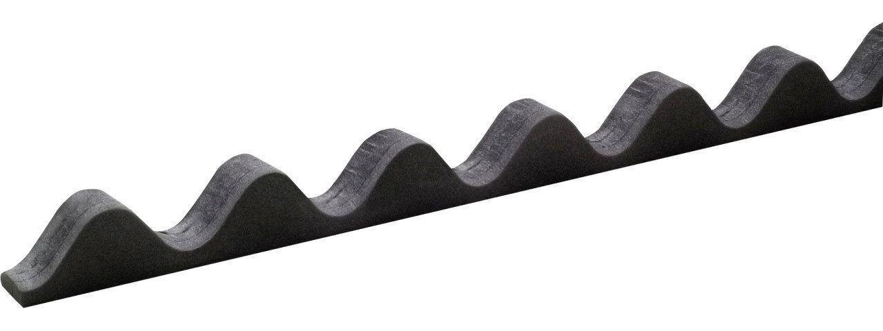 Onduline Dachdurchführung Onduline Dichtstreifen 95/38 100 cm schwarz