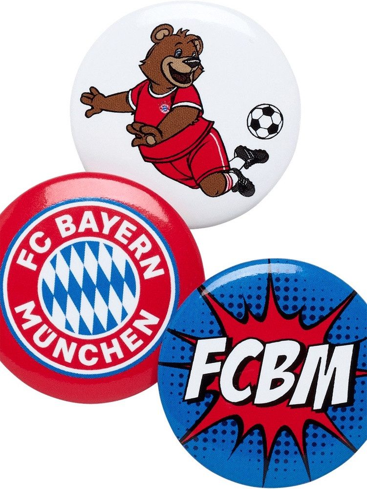 FC Bayern München Button Button 3er-Set