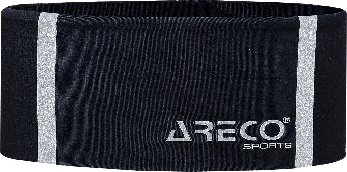 Areco Stirnband Funktions-/ Sport-Stirnband reflektierend schwarz