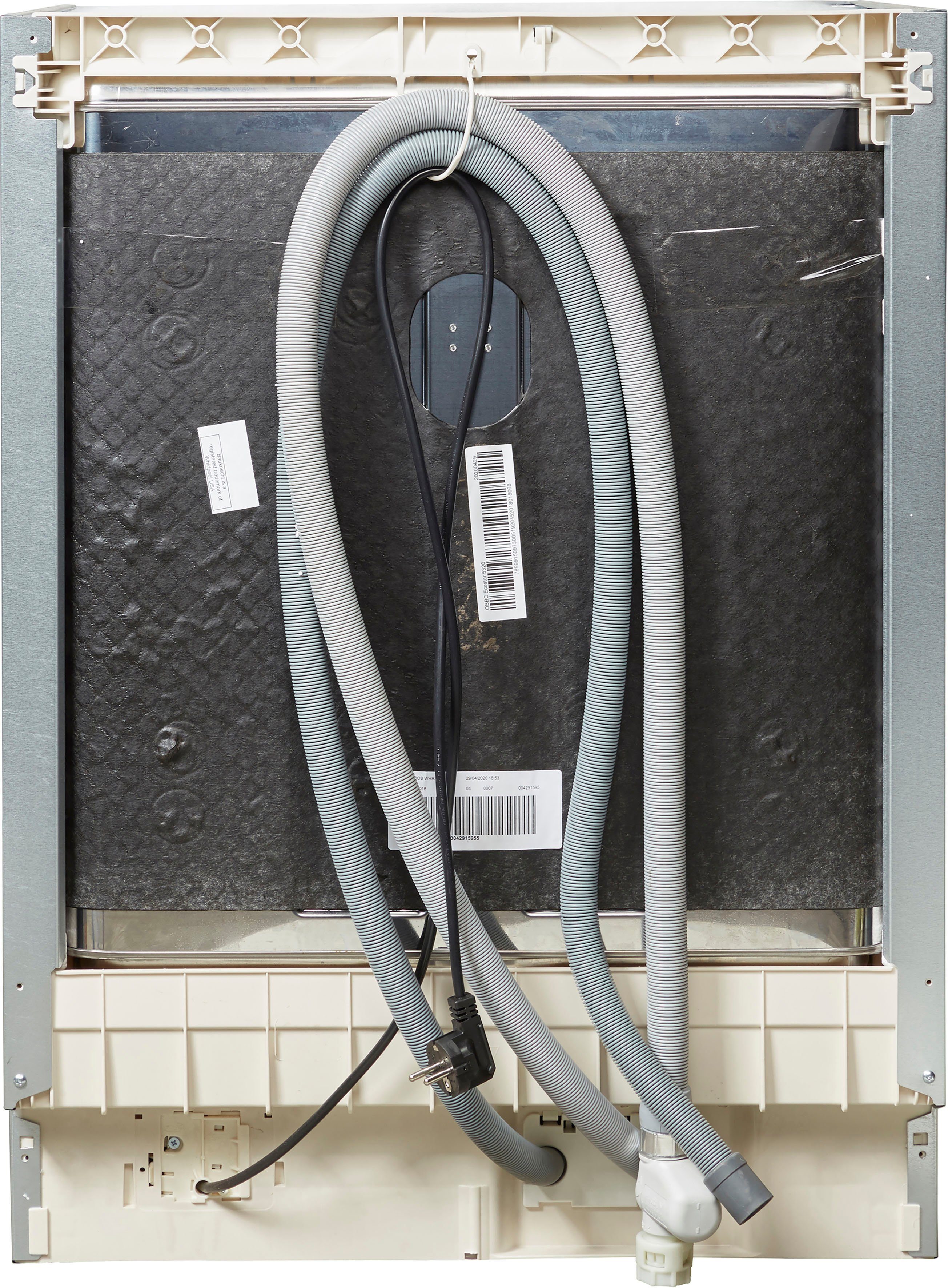 BAUKNECHT teilintegrierbarer Geschirrspüler OBBC Ecostar2 5320, 8,9 l, 14 Maßgedecke, Glass Care – schonende Reinigung für empfindliche Gläser