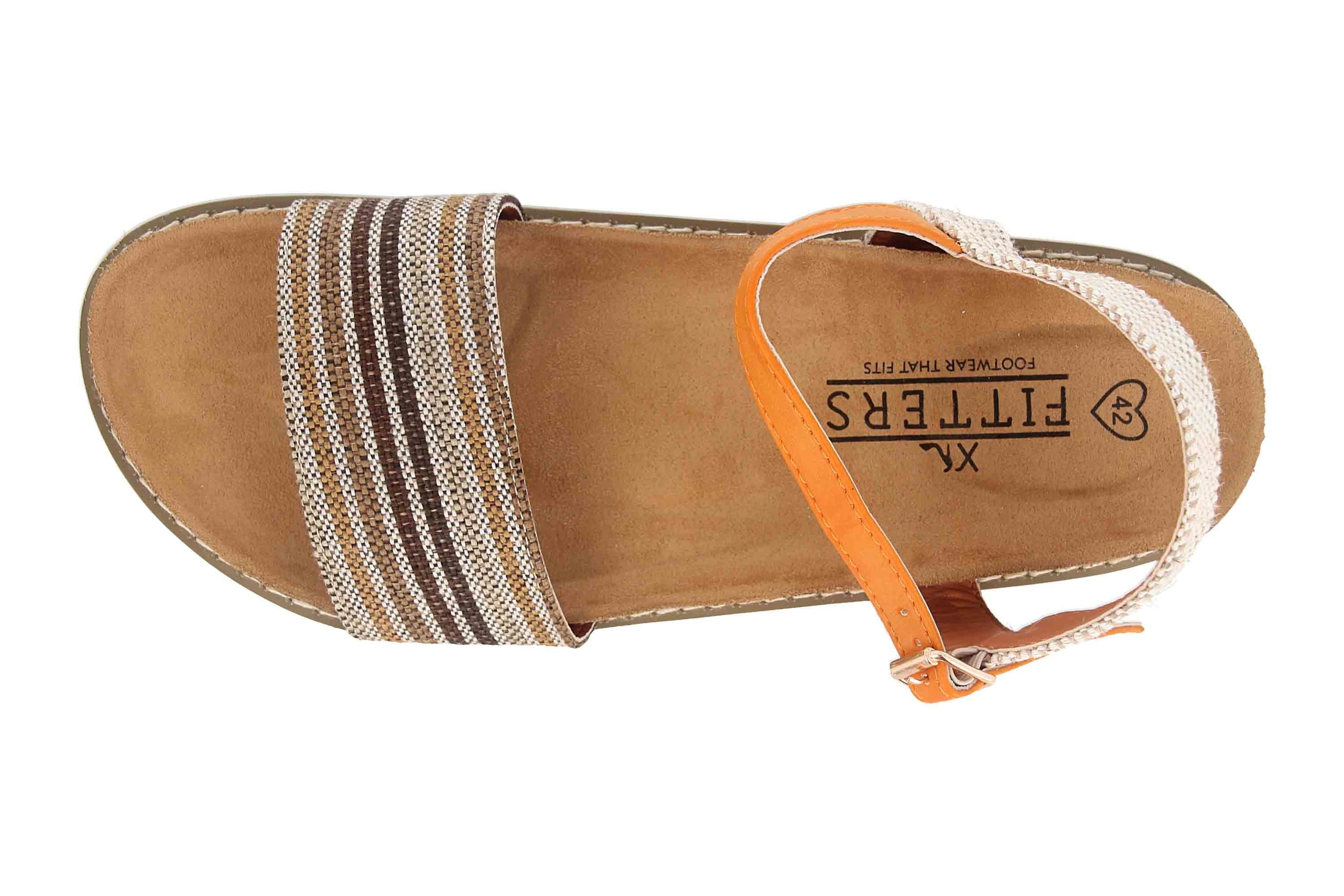 2TM12003 Fitters Orange Footwear Anouk Sandale