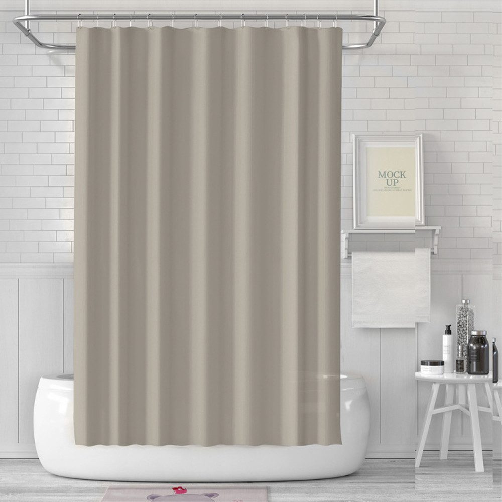 Diwzbyn Duschvorhang Anti-Schimmel Badezimmervorhang, Wasserdicht und Waschbar Breite 180 cm (1-tlg), Perfekt für Badewanne & Dusche