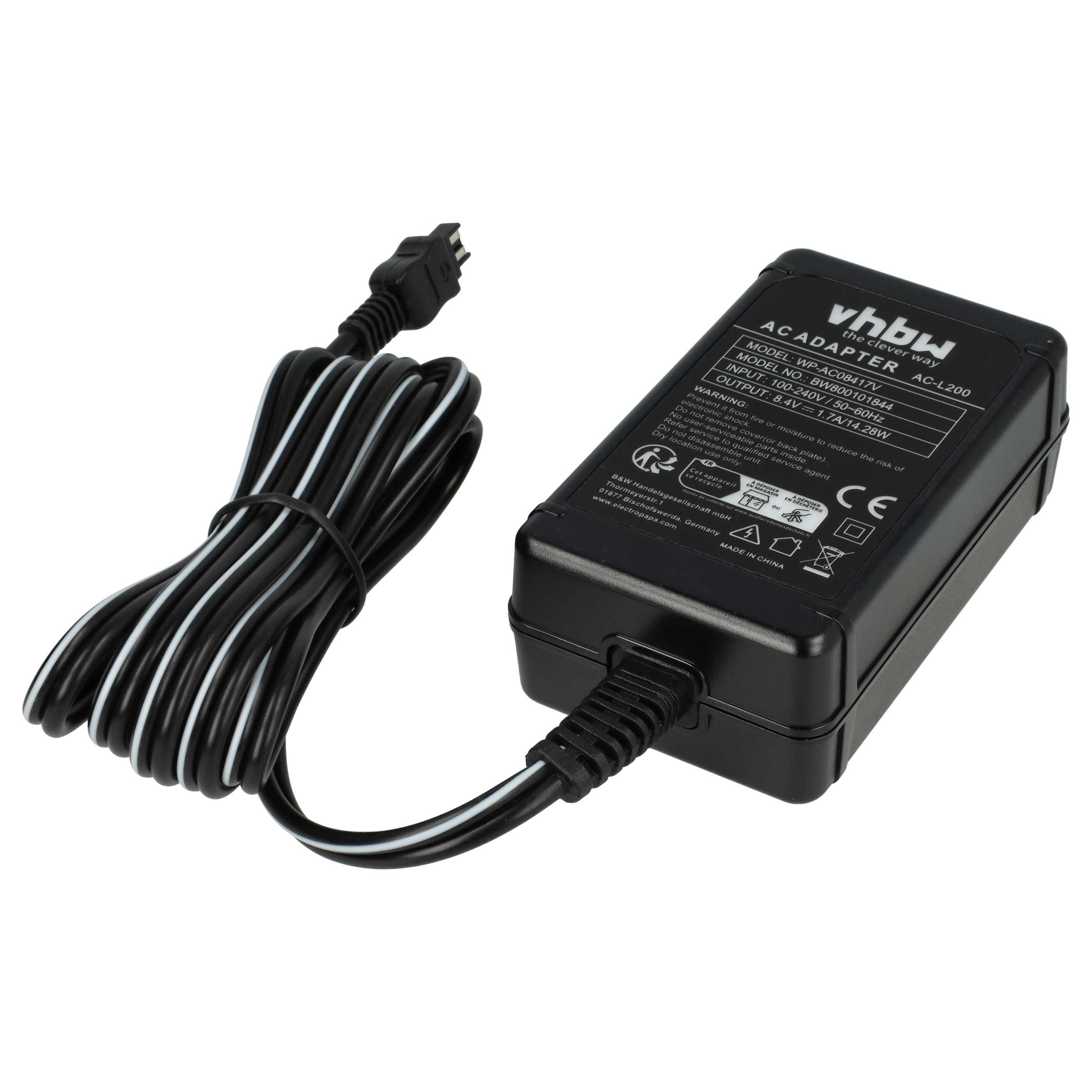 vhbw Netzteil Ersatz für Sony AC-L20, AC-L25, AC-L25A, AC-L200, AC-L200A, Netzteil