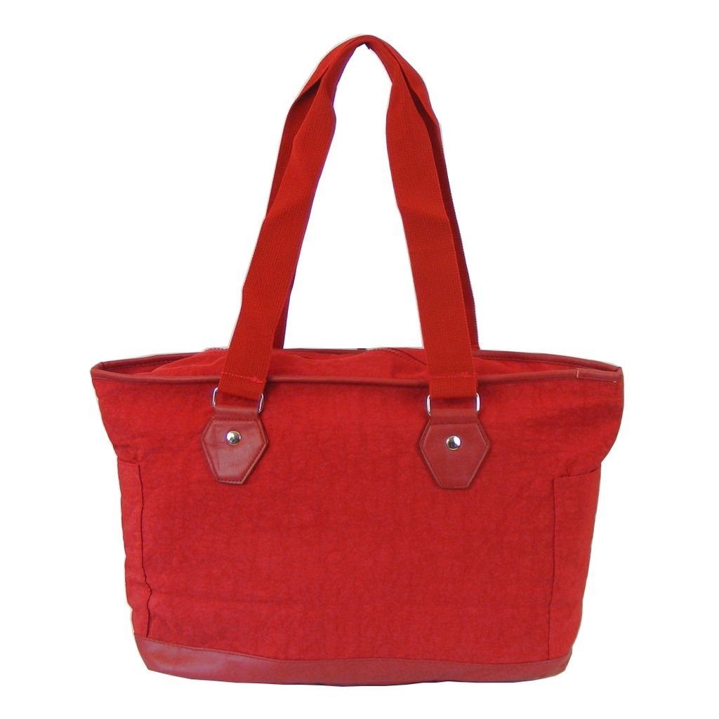 Pavini rot 18552 Tasche Schultertasche Shopper Aspen Schultertasche Nylon Pavini Damen