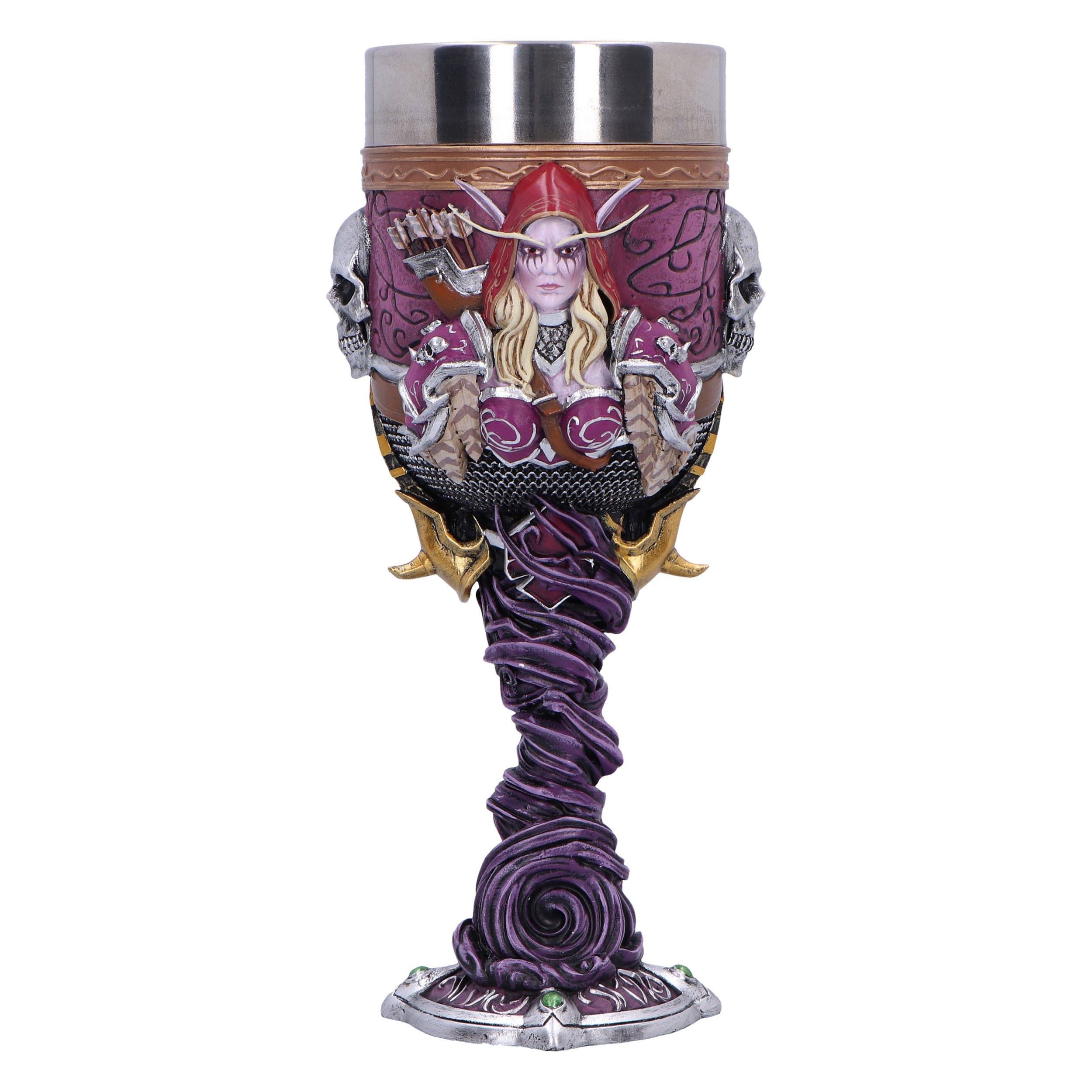 Nemesis Now Weinglas World of Warcraft Kelch Sylvanas 19 cm, 1-tlg., handbemalter Kelch