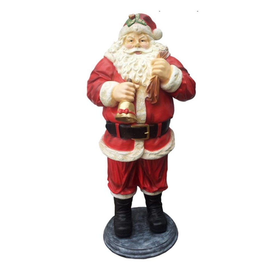 Xlmoebel Weihnachtsfigur Weihnachtsmann Figur Deko Statue Nikolaus Skulptur 185 cm Neu, Made in Europa