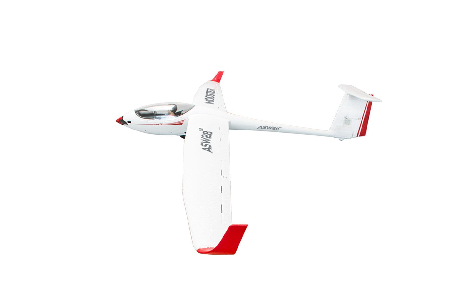 Robitronic RC-Flugzeug MODSTER ASW 28 V2 ARTF Segelflugmodell mit Brushless