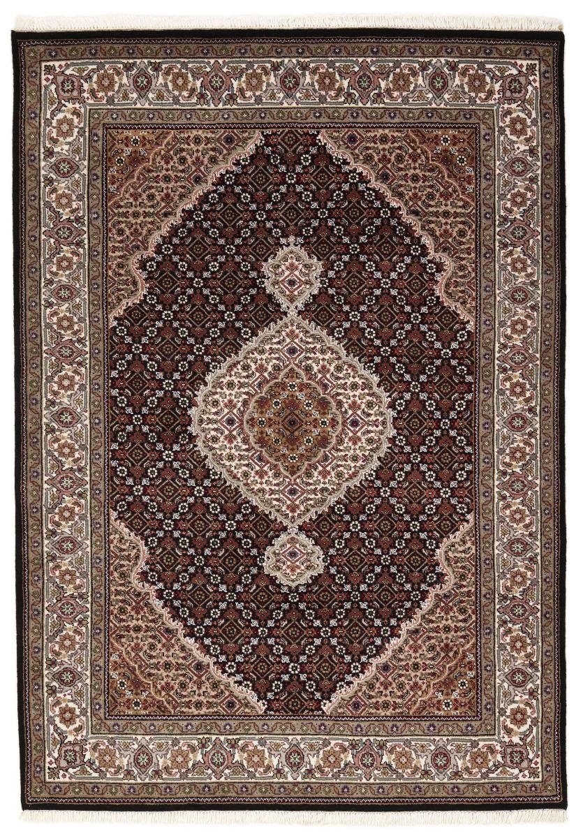 Orientteppich Indo Täbriz 142x203 Handgeknüpfter Orientteppich, Nain Trading, rechteckig, Höhe: 12 mm