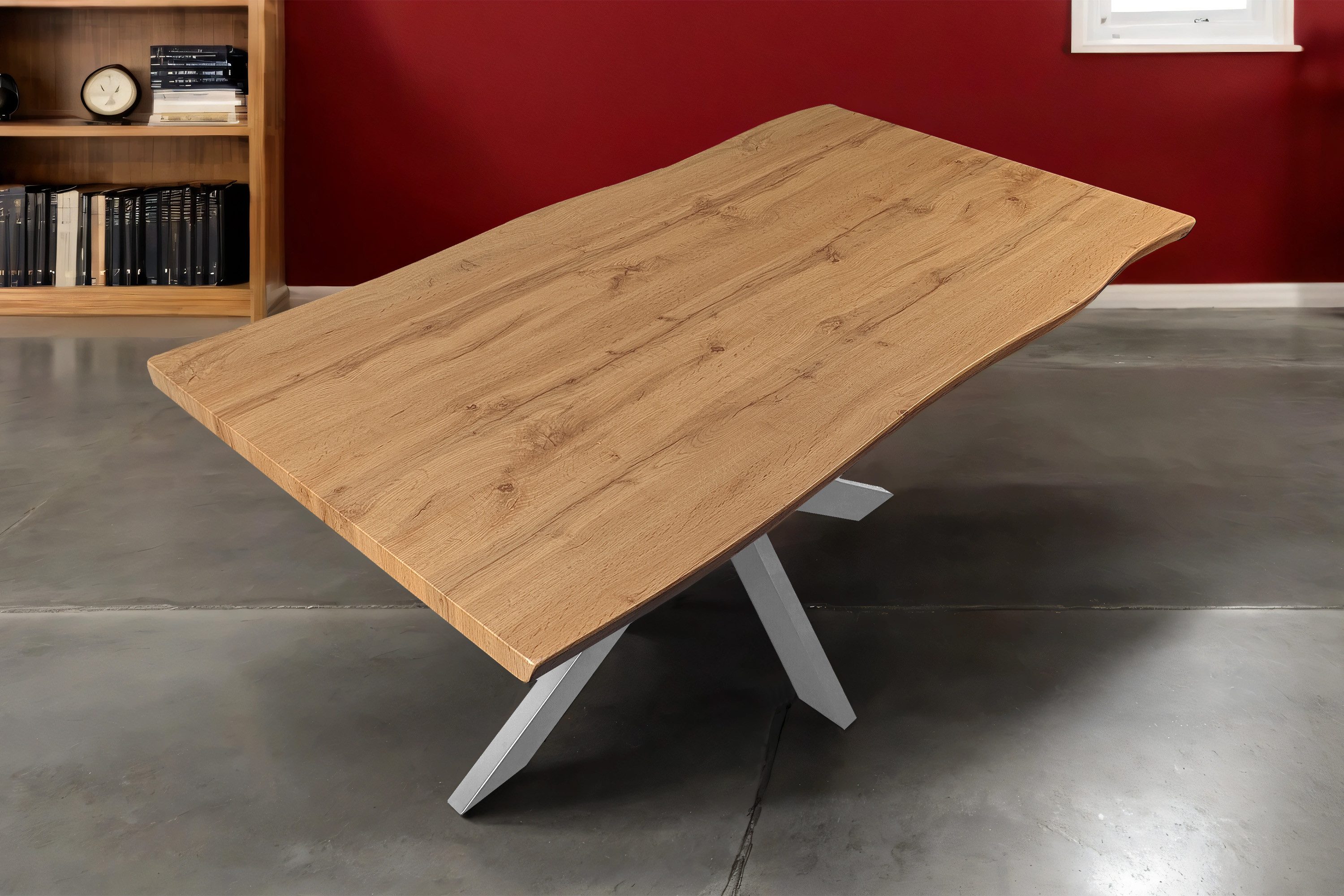 SAM® Esstisch TorbenS, verschiedene Holz-Optiken, Spider-Metallgestell, günstig online kaufen