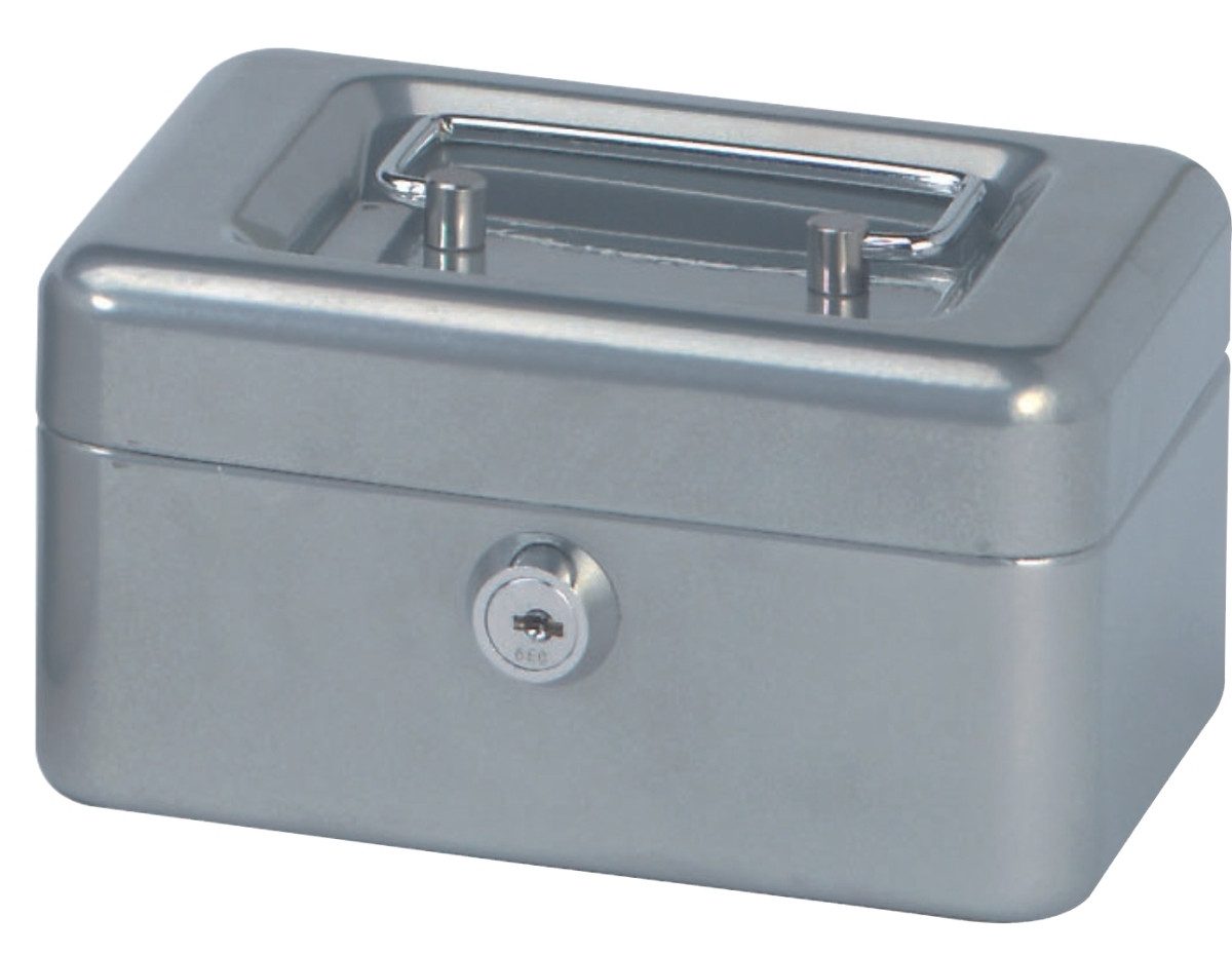 MAUL Geldkassette Geldkassette 1 15,2x12,5x8,1cm silber (30 Stück)