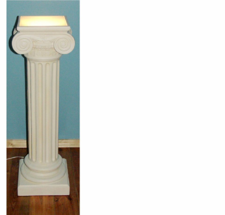 Skulptur JVmoebel Leuchte Steh Lampe Figur Säulen Skulptur Säule Stand Leuchten