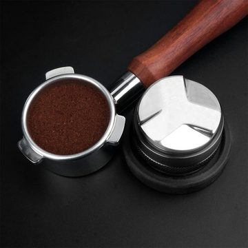 Welikera Kaffeeservice Edelstahl-Kaffeepresse, verstellbare Espressopresse 51/53/58mm (51-tlg)