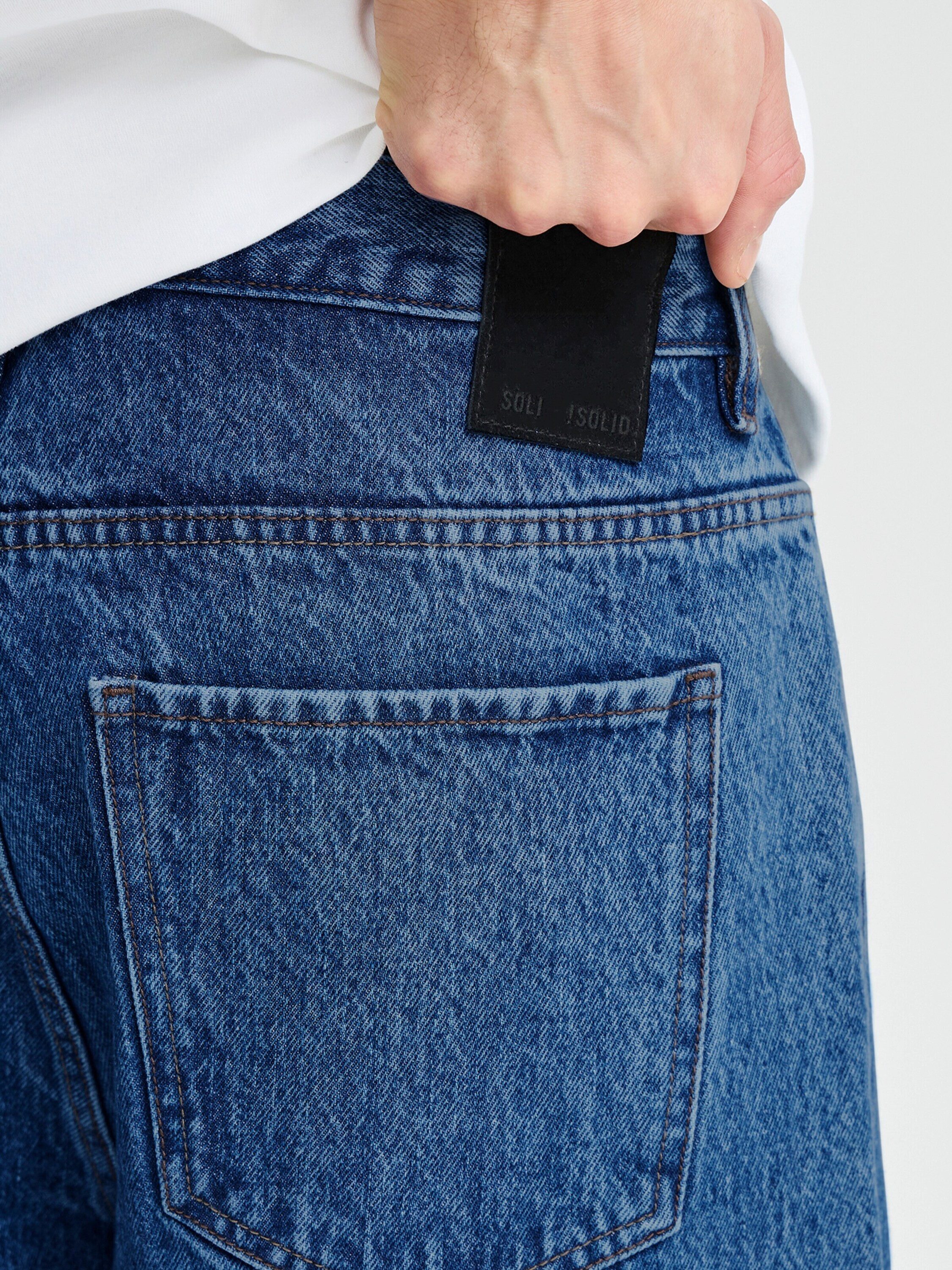 !Solid Loose-fit-Jeans SDTommy (1-tlg)