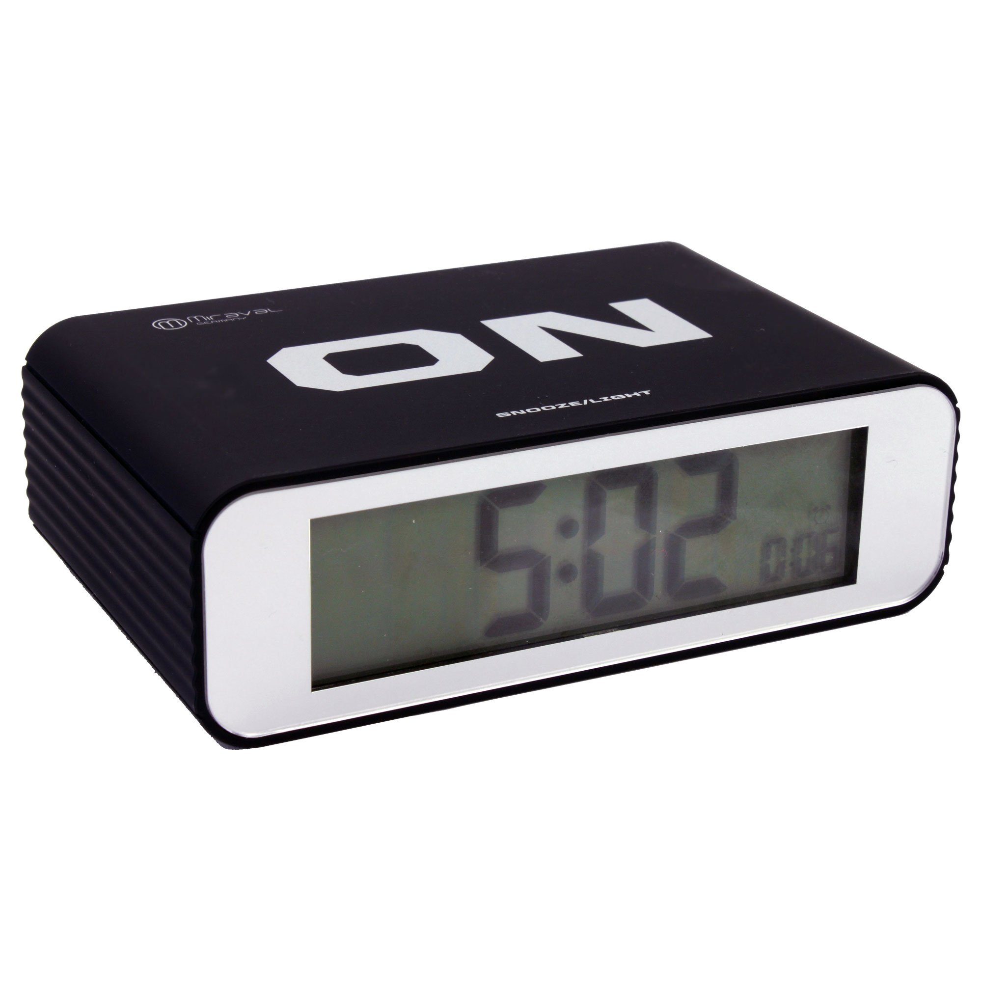 Wecker "Flip-Funktion" Miraval digitaler Quarzwecker Snooze Hintergrundbeleuchtung Miraval LCD