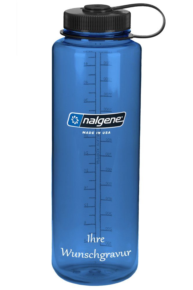 Trinkflasche Nalgene Trinkflasche 'WH Silo' - 1,5 L blau - mit Namensgravur