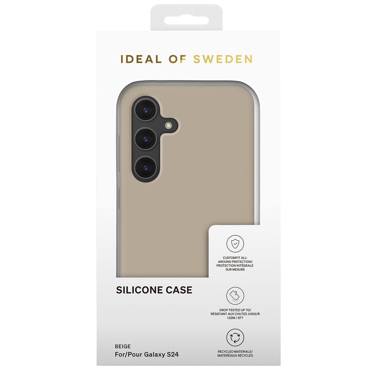 iDeal of Sweden Backcover iDeal of Sweden Silikon Case Samsung Galaxy S24 - Beige