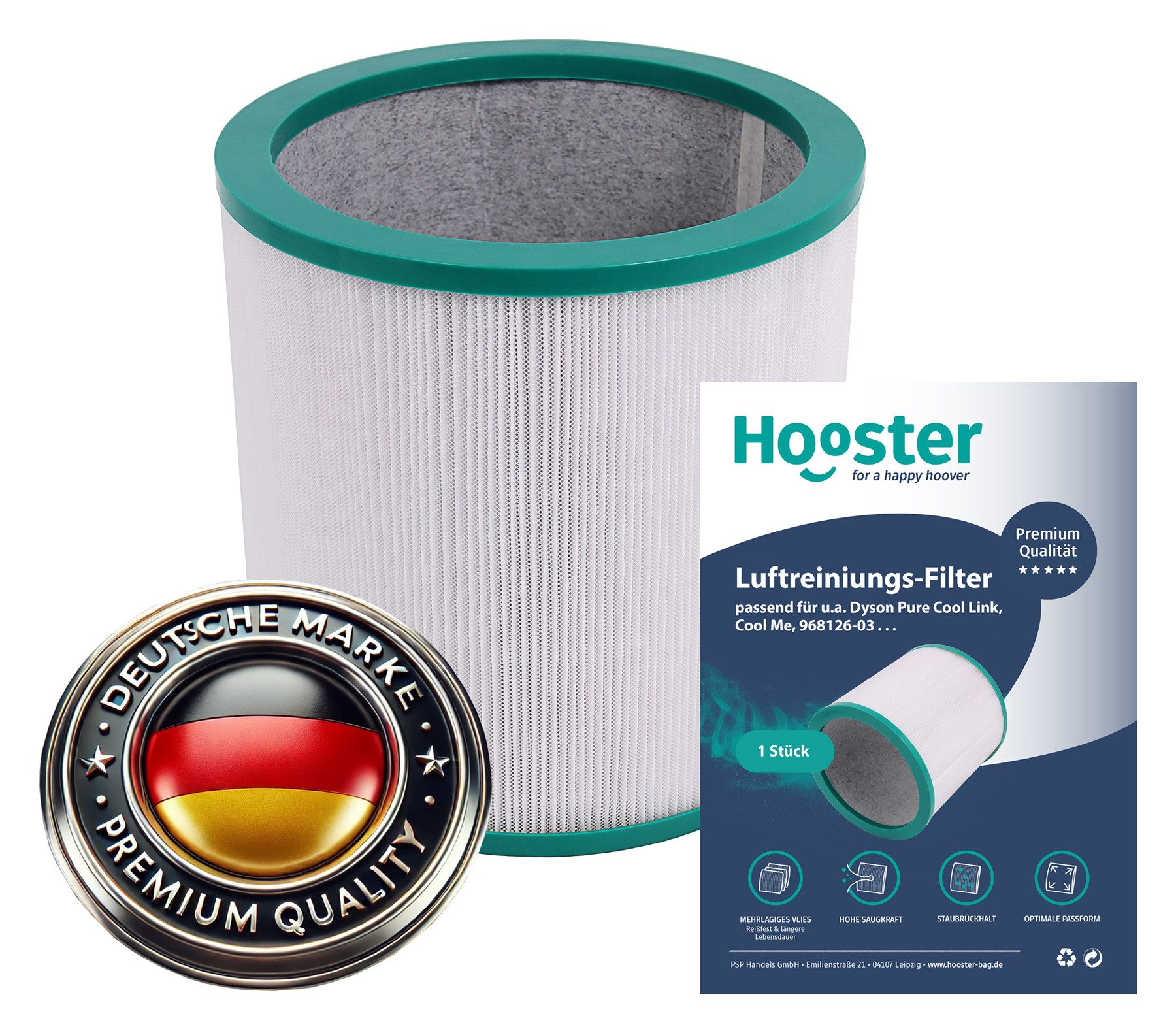 Hooster Luftfilter für Dyson Pure Cool Link/Cool Me, kompatibel mit Dyson TP02 TP03 TP00 AM11 BP01, Ersatz für 968126-03