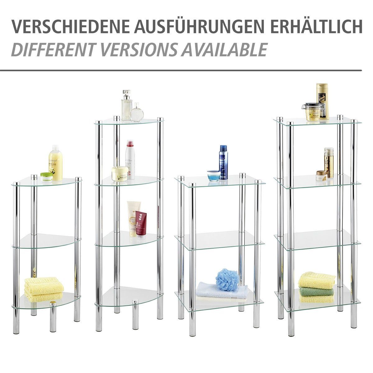 WENKO Regal Yago, 2 Shampoo-Ablagen günstig online kaufen