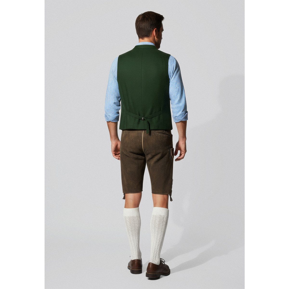 Krüger Trachtenlederhose Curtis Herren (1-tlg) Trachtenlederhose, Trachtenhose, Bayerische Lederhose, Oktoberfest