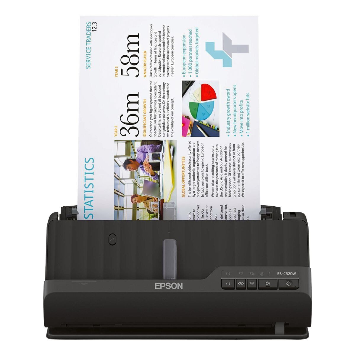 Epson ES-C320W Сканеры, (30 Seiten/Min., 20 Blatt)