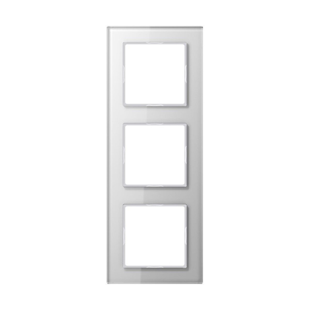 JUNG Klemmen Jung Glasrahmen 3-fach aws AC 583 GL WW