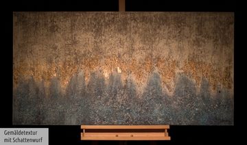 KUNSTLOFT Gemälde Ambivalenz 140x70 cm, Leinwandbild 100% HANDGEMALT Wandbild Wohnzimmer