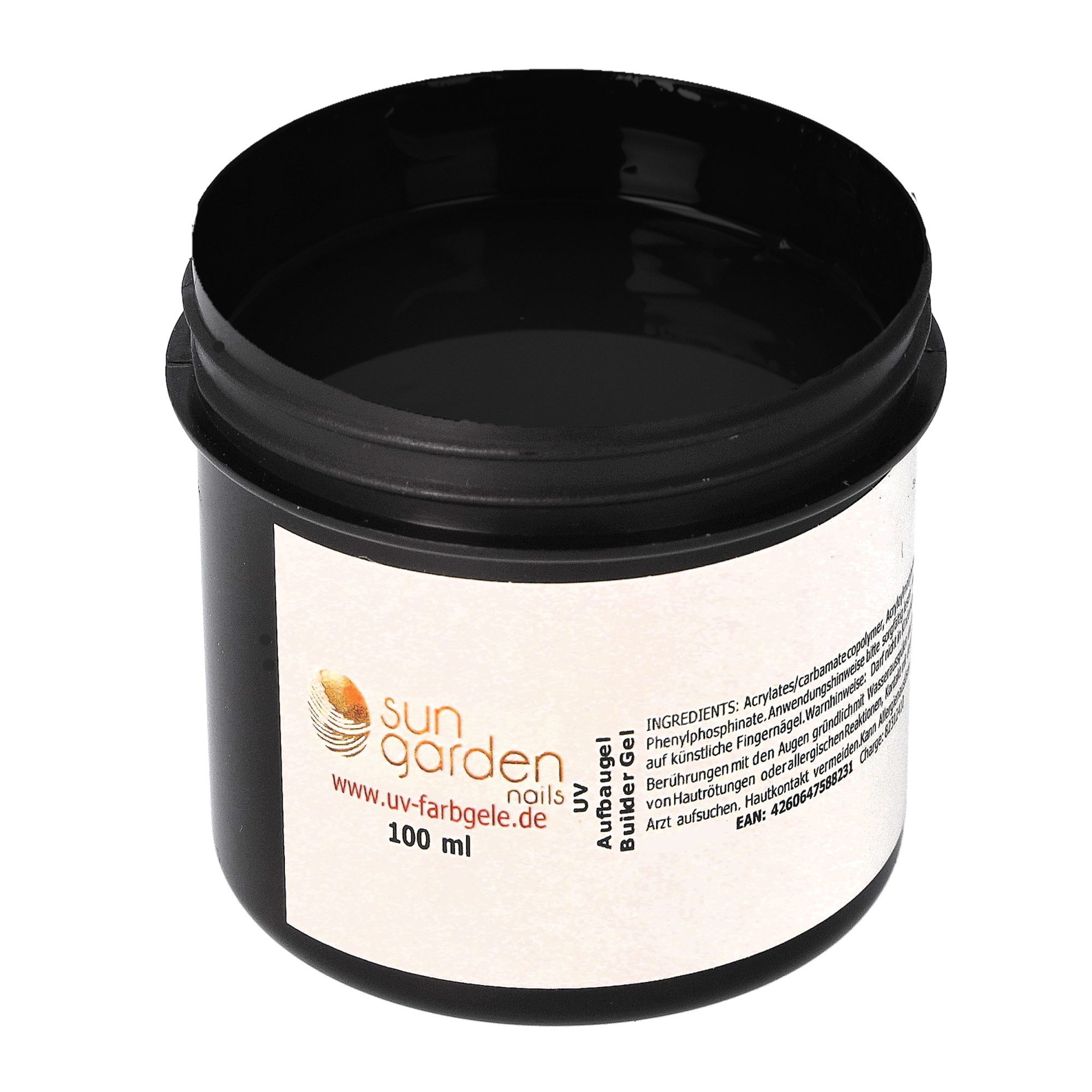 Sun Garden Nails UV-Gel 100ml UV Classic Gel - Aufbaugel Klar, Dieses Aufbaugel eignet sich für Stilettos, Schablonentechnik