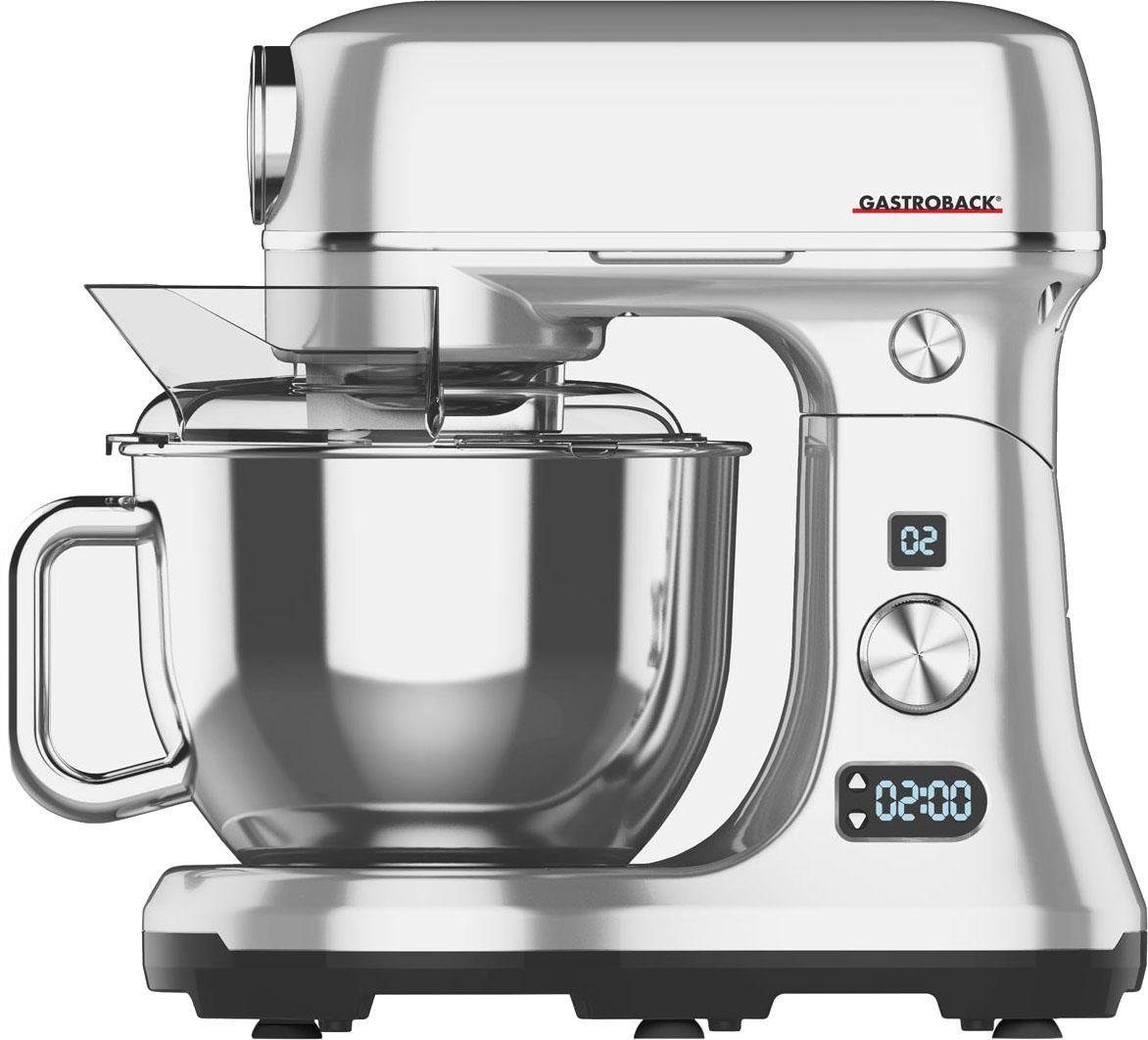 Gastroback Küchenmaschine 40977 Advanced 600 l Digital, 5 Design W, Schüssel