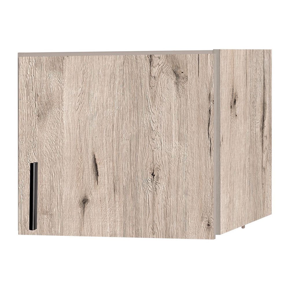 Lomadox Kleiderschrank SELAWIK-166 Schlafzimmerschrank mit Aufsatz, Eiche, ca. 47/238/54cm