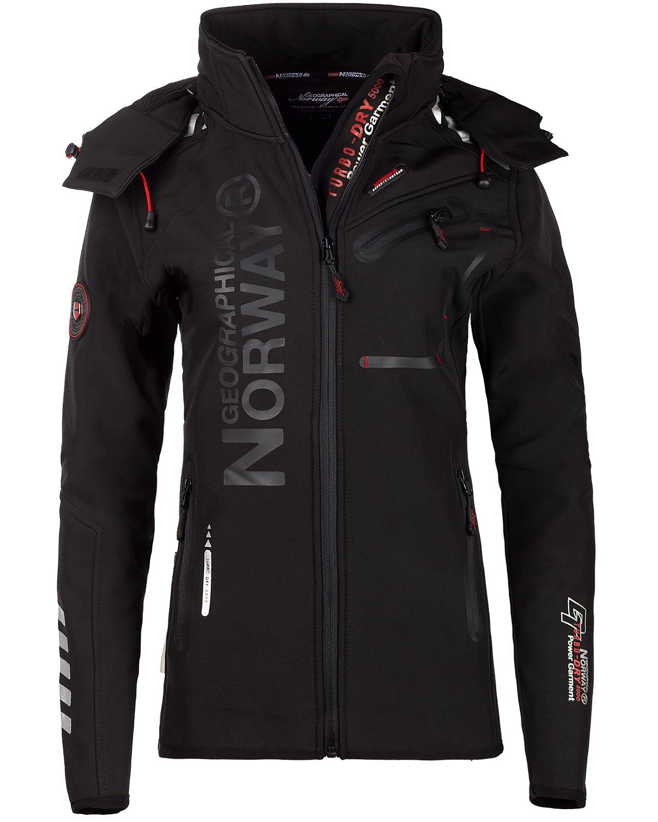 Geographical Norway Softshelljacke »Damen Outdoor Jacke bareine« (1-St) mit  Kapuze online kaufen | OTTO