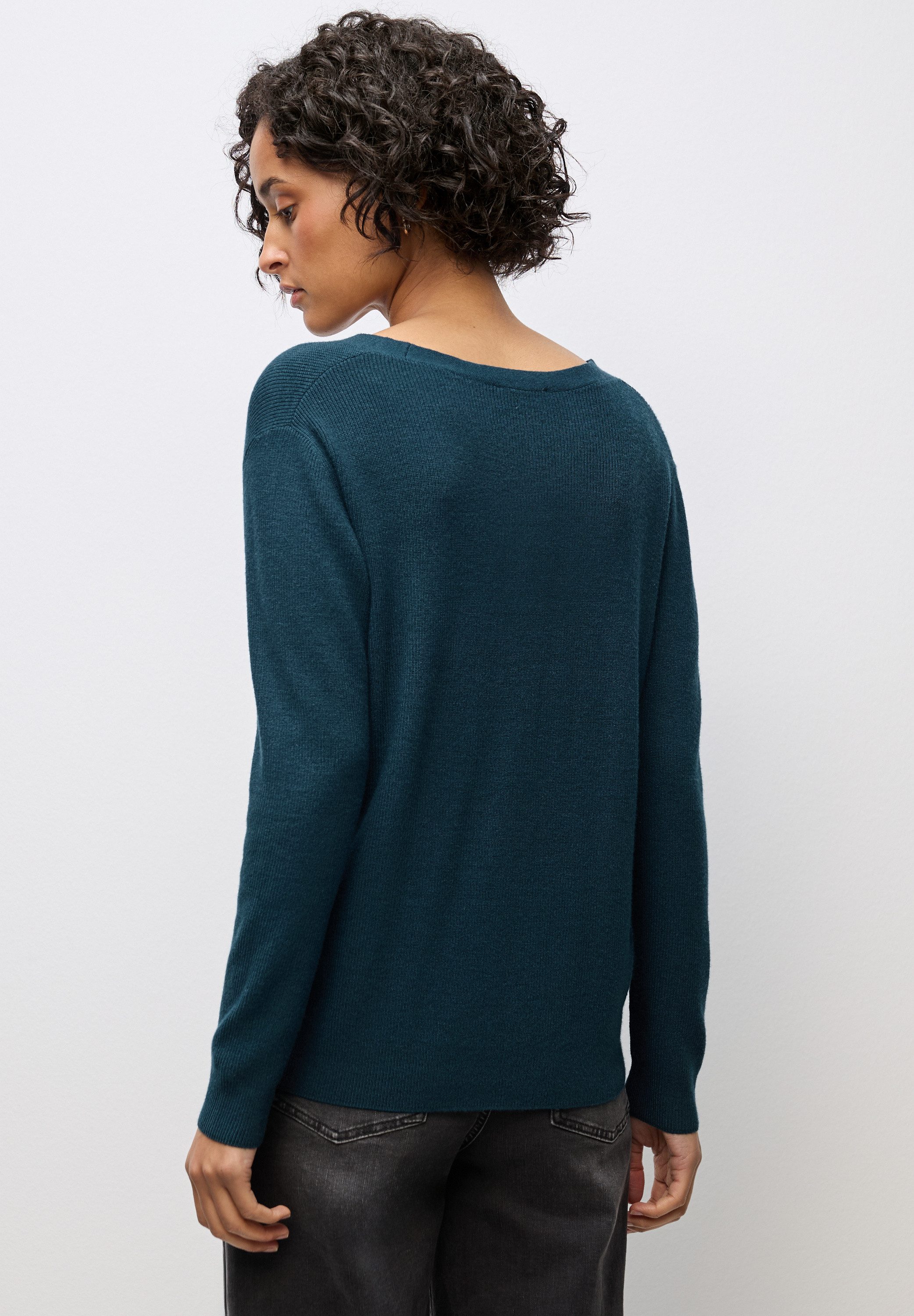 STREET ONE Strickpullover aus softem Materialmix günstig online kaufen