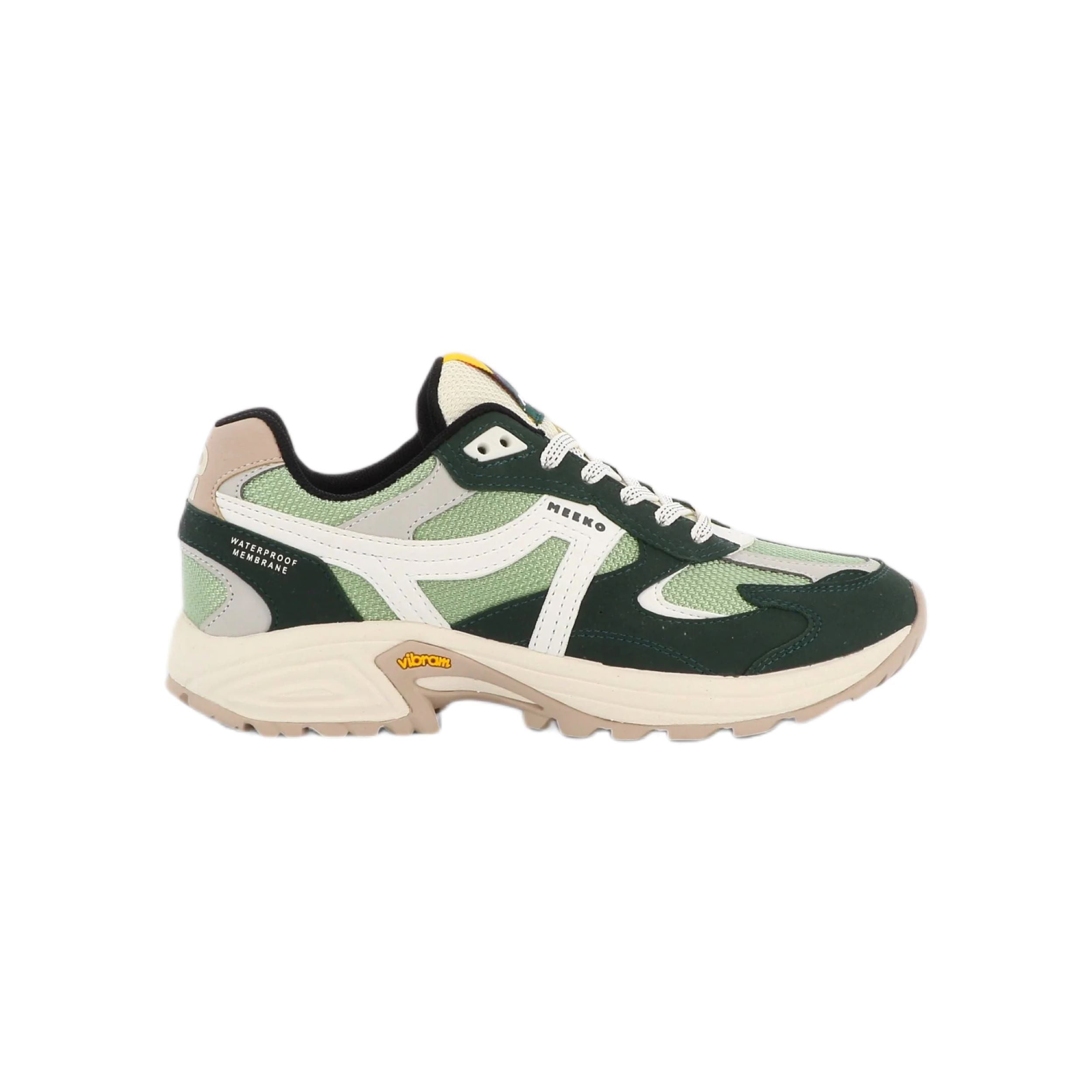 Meeko Capra Lychen (wasserdicht) grün/weiss/beige Herren Sneaker