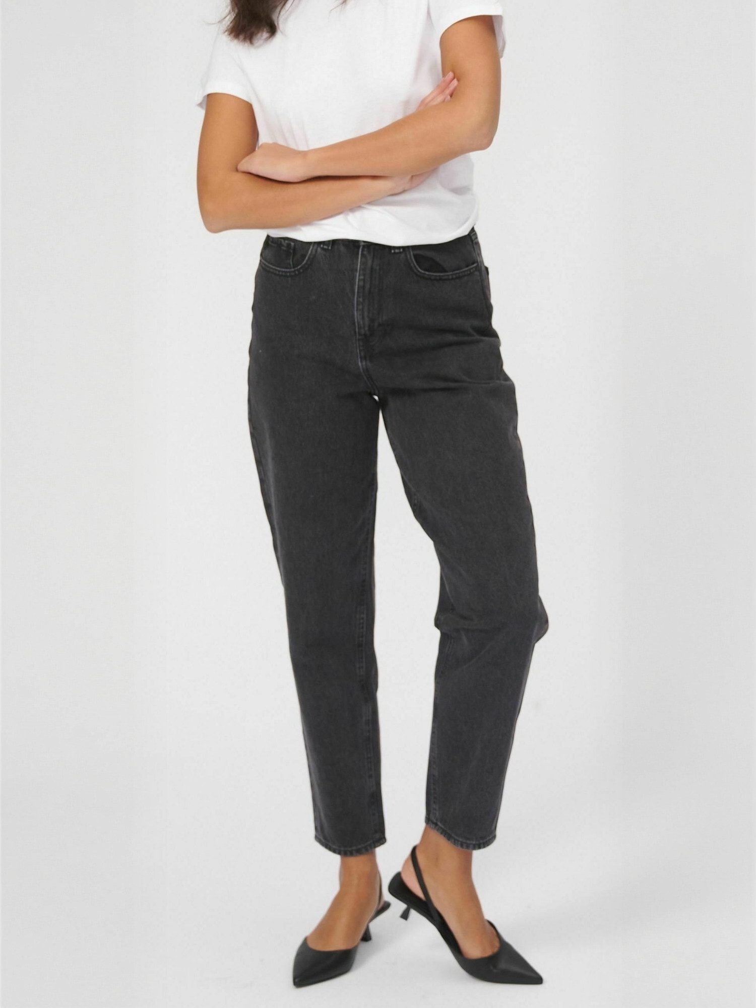 TEESHOPPEN 5-Pocket-Hose TEESHOPPEN Jeans Mom