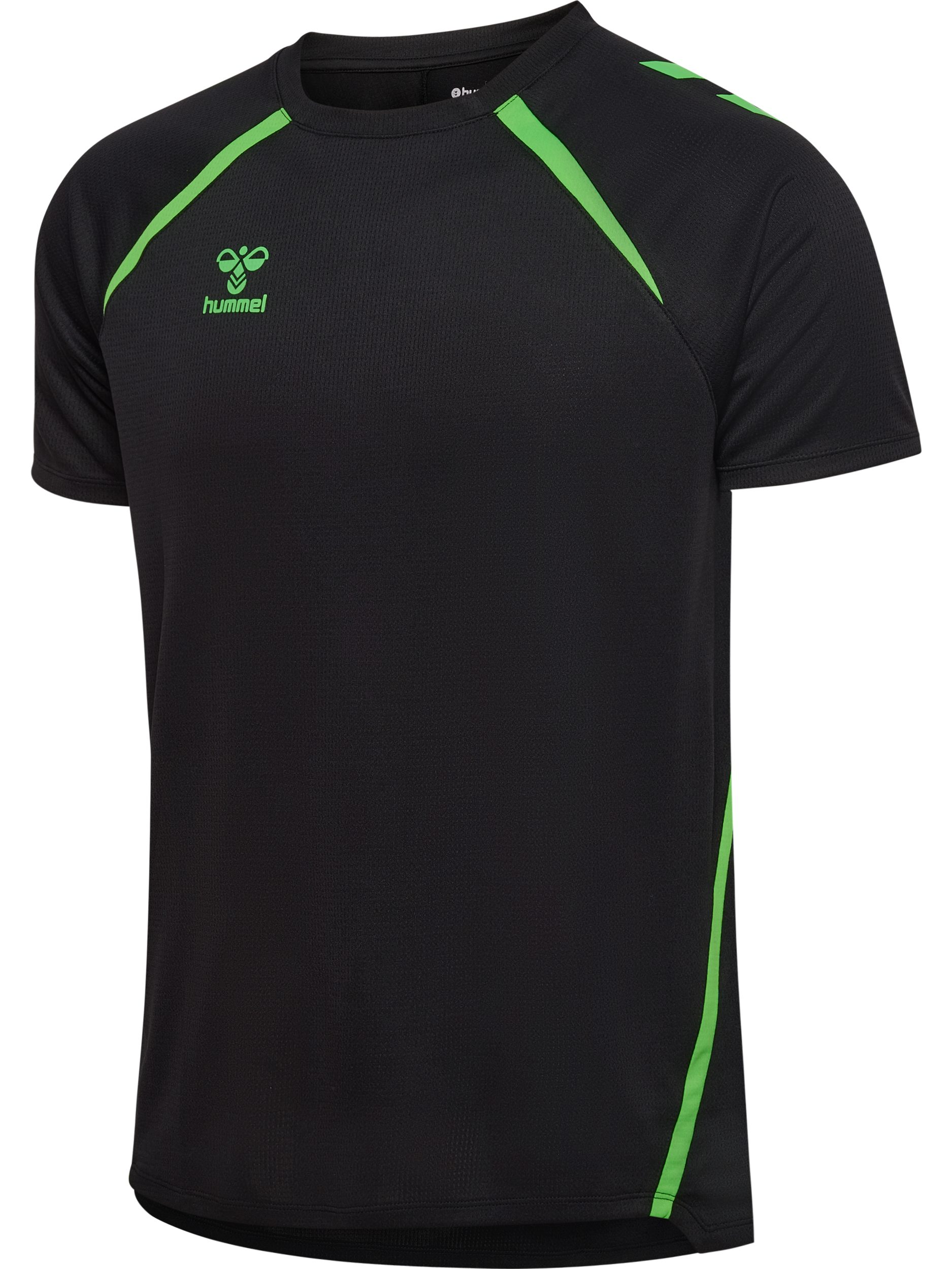 hummel Trainingsshirt HMLLEAD 2.0 JERSEY S/S reguläre Passform, mit Chevrons auf den Schultern, sportlicher Stil
