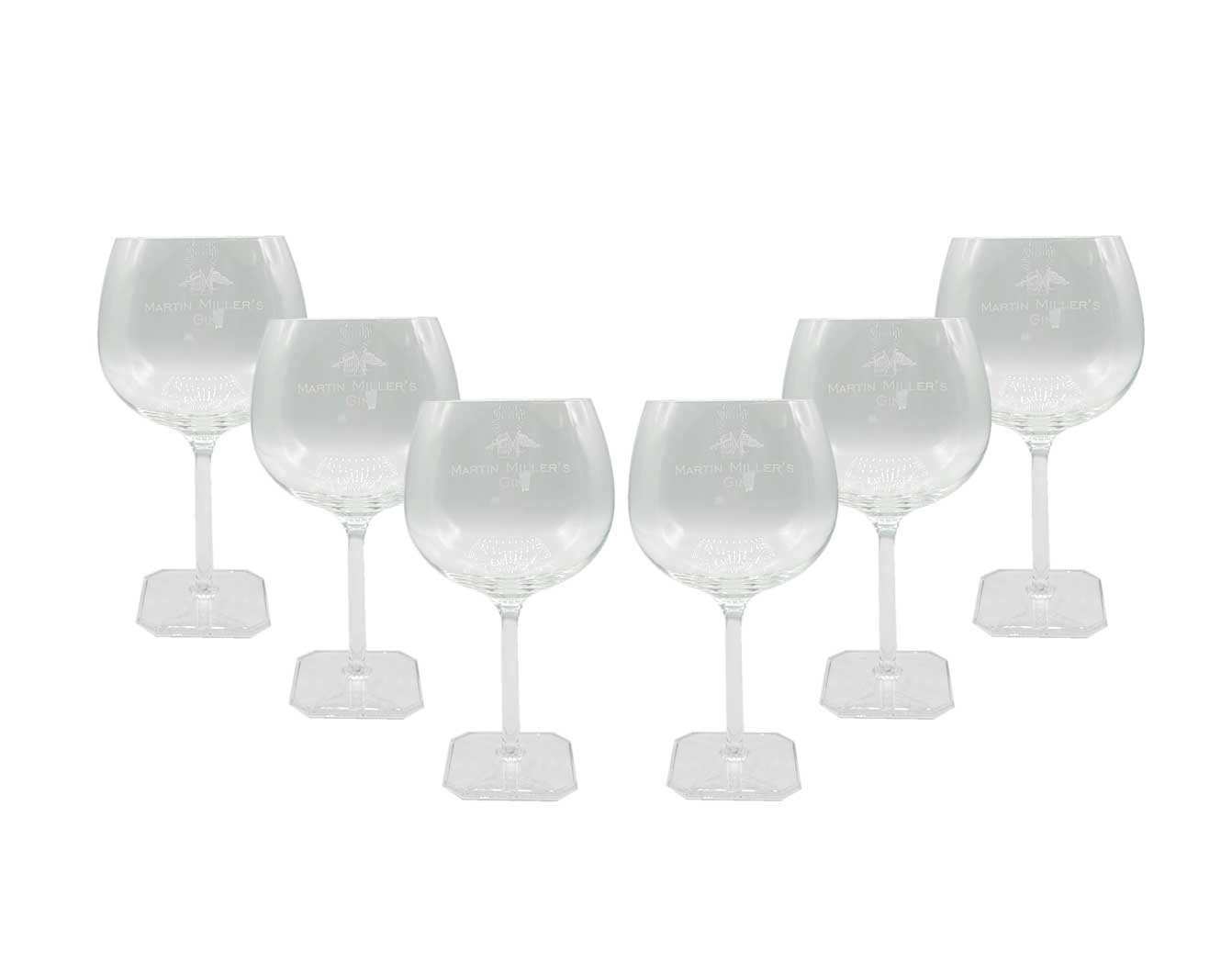 Ballon Gläser-Set Martin Miller Ballonglas 6er Set Glas Gin Tonic Glas