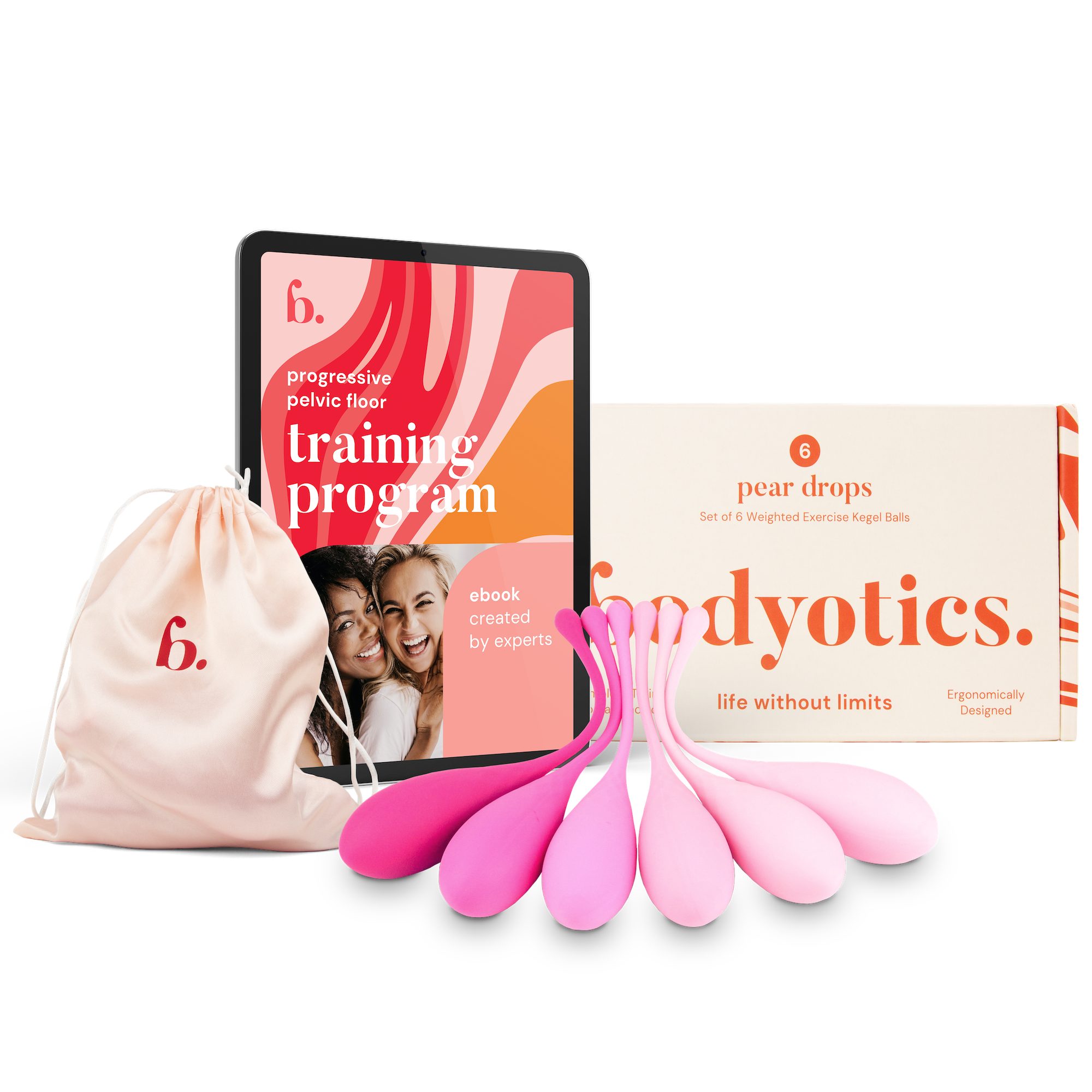 Beckenbodentrainer Bodyotics Kegel Ball Set - Für eine starke Beckenbodenmuskulatur