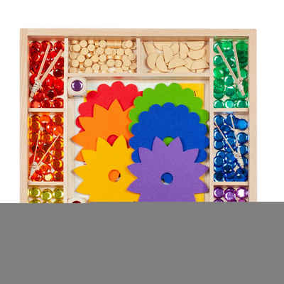 SINA® Spielzeug GmbH Spielcenter Legespiel Kindergarten Schmuckstein-Mandala NEU