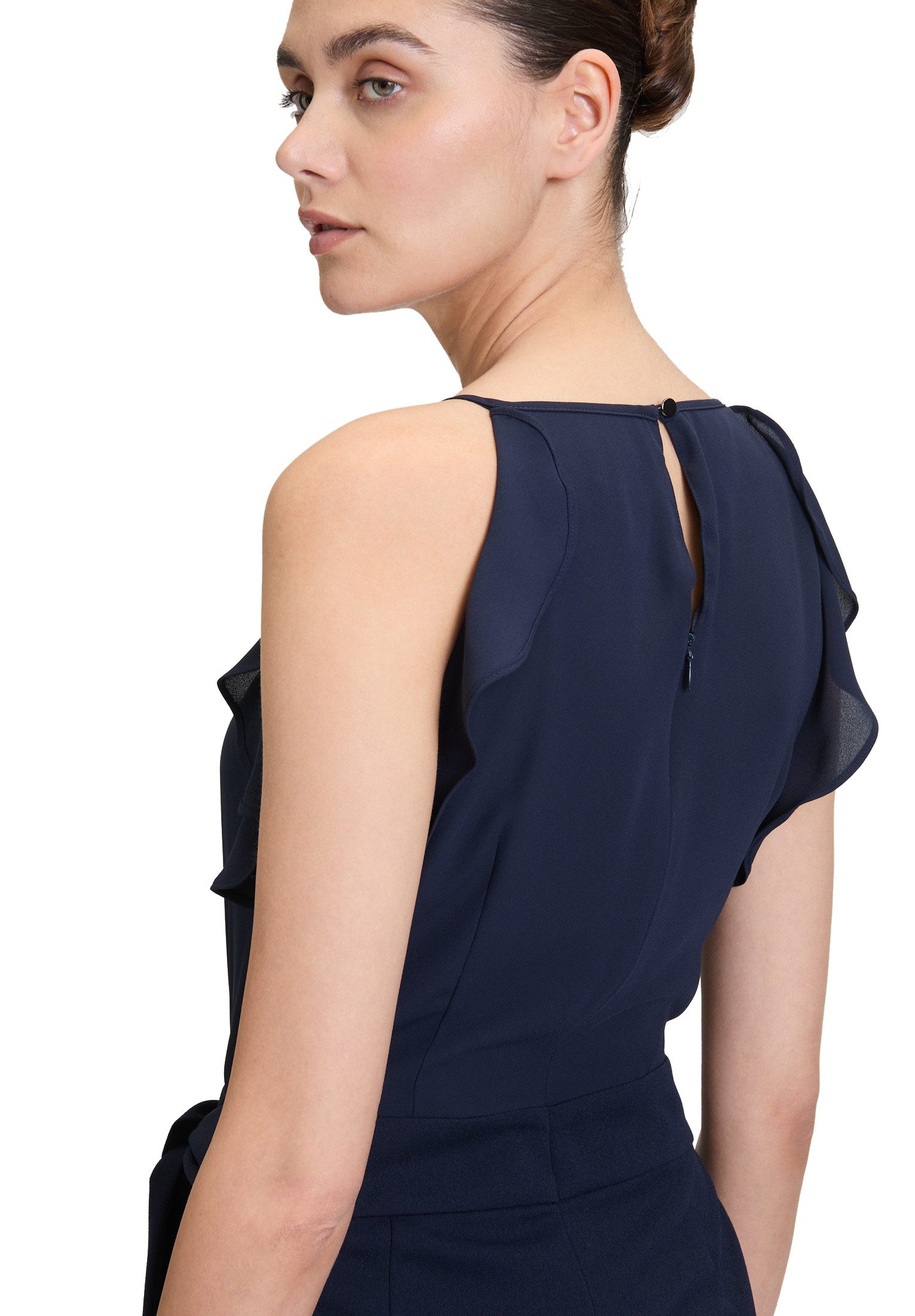 Vera Mont Overall Damen mit Volant (1-tlg) Bindeband