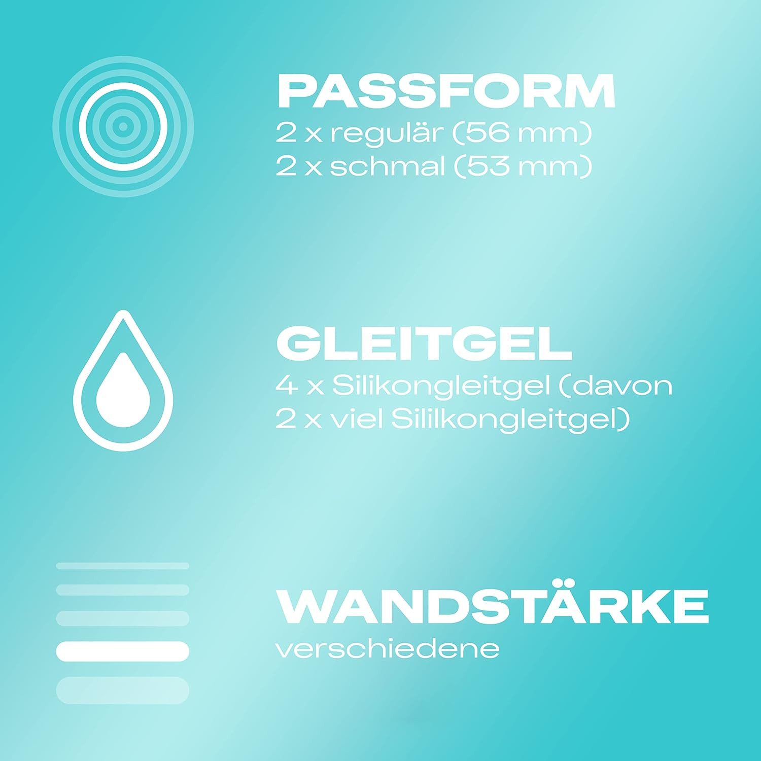 durex Kondome Überrasch Mich mit 4 verschiedenen Kondomsorten zum Ausprobieren Ausprobierset, 30 St., Für unterschiedlichste Bedürfnisse