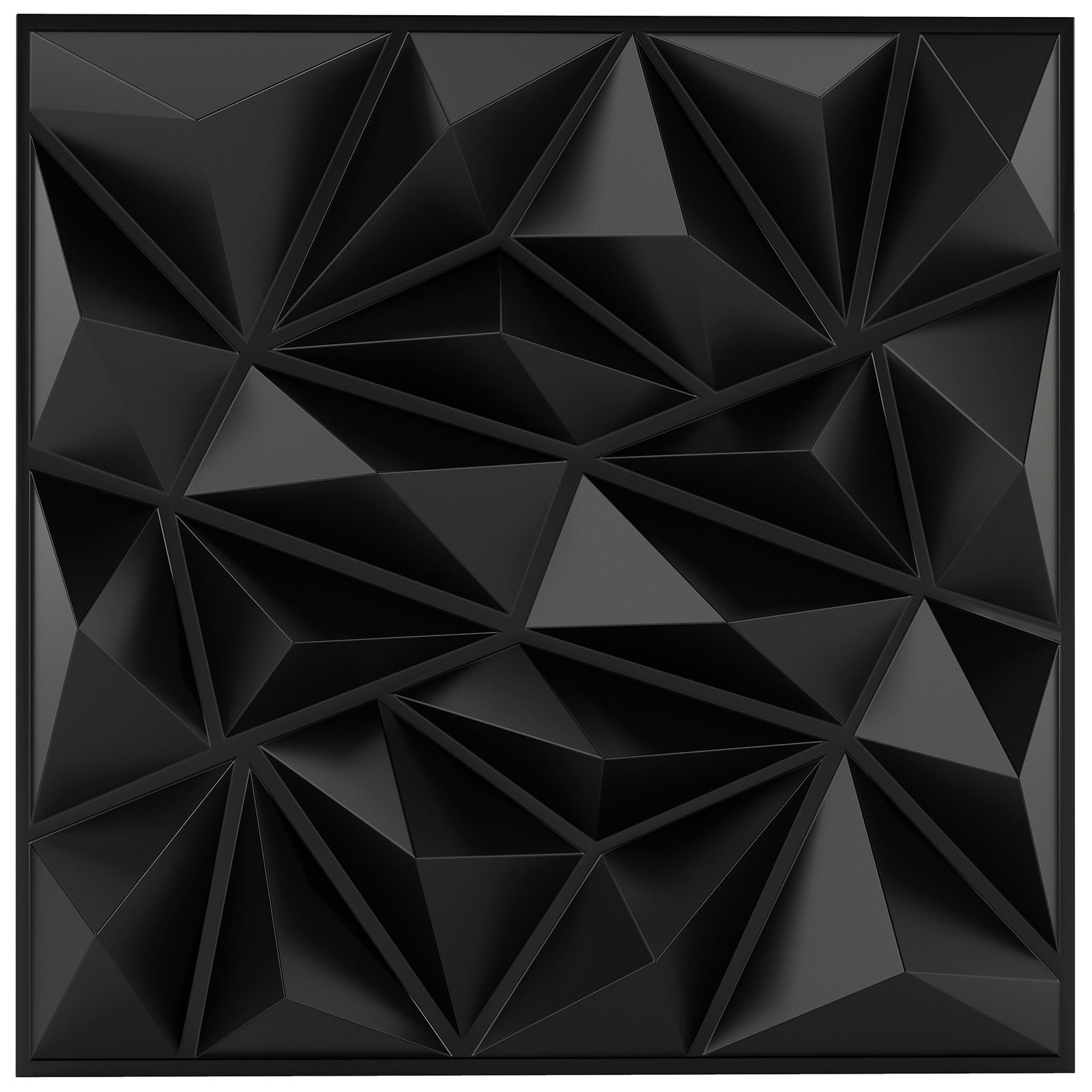 COSTWAY 3D Wandpaneel, BxL: 50x50 cm, günstig online kaufen