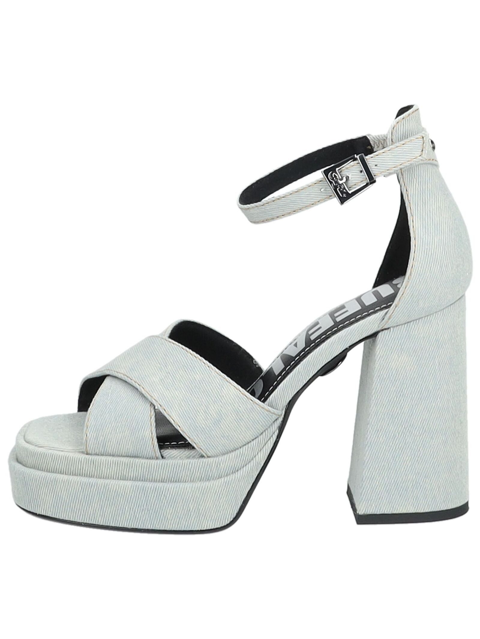 Buffalo Sandalen Textil . High-Heel-Sandalette