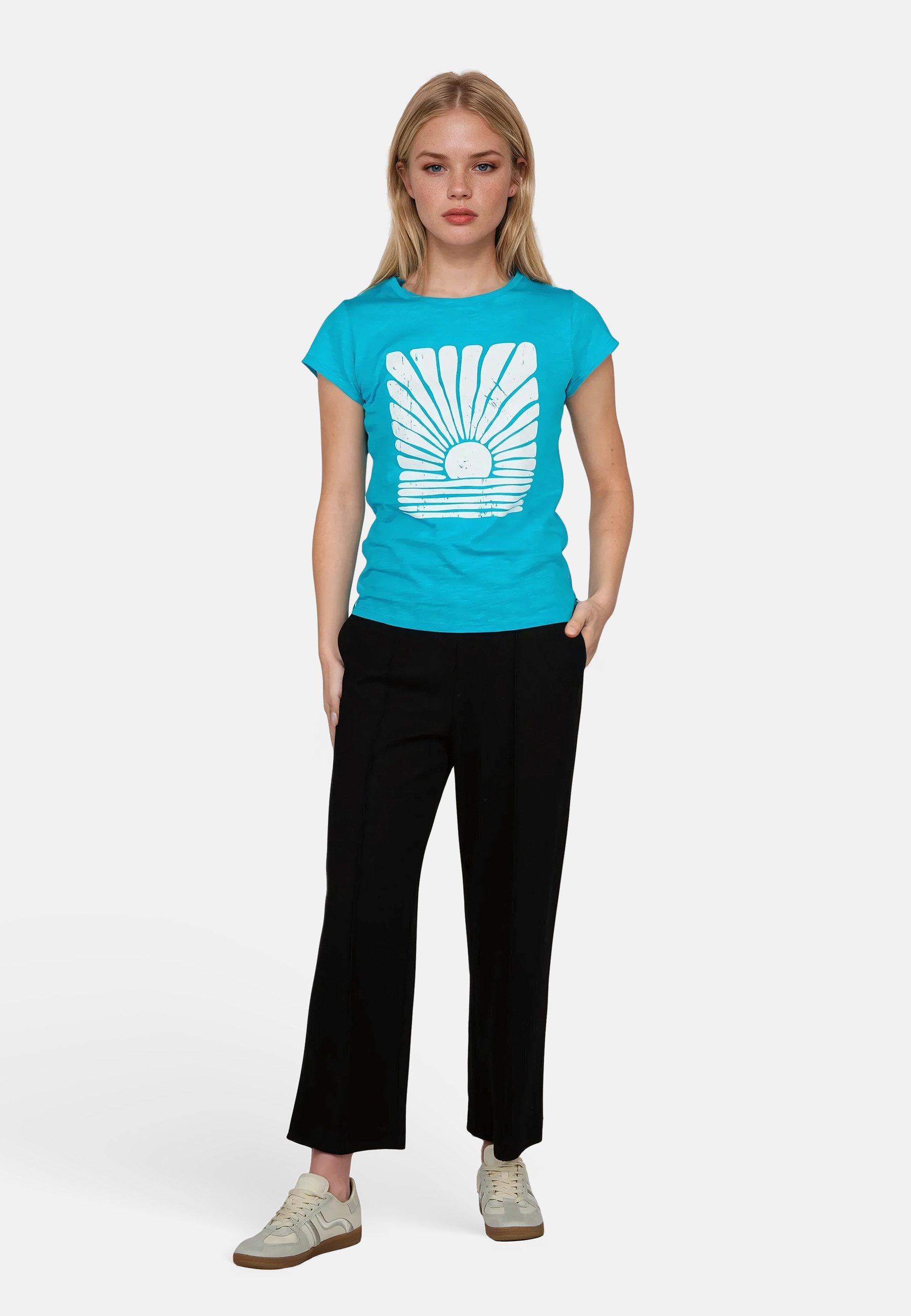 salzhaut T-Shirt TELTE Damen Relaxed-Fit Endlich wieder Sommer! bequemes T- günstig online kaufen