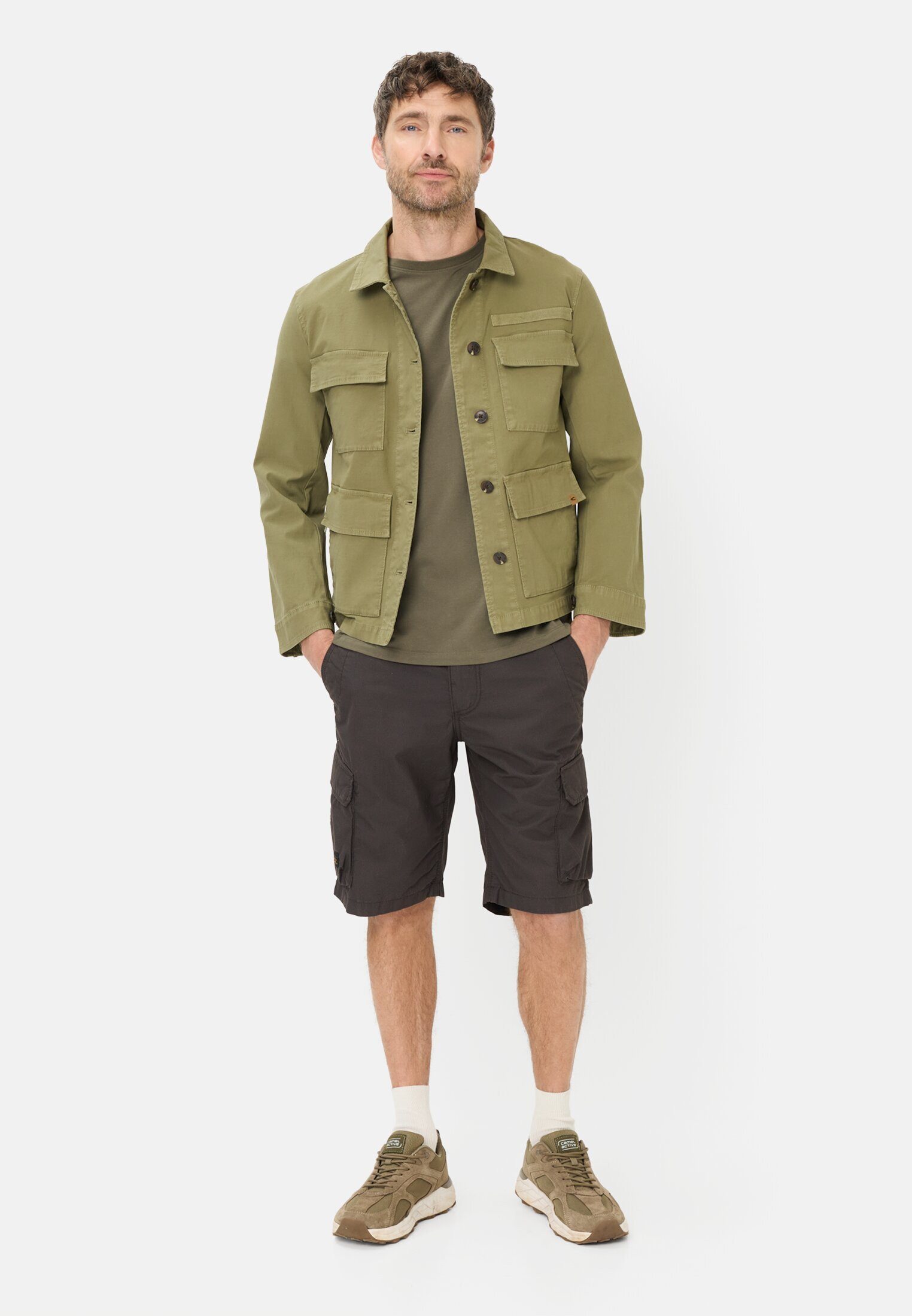 camel active Cargoshorts aus reiner Baumwolle