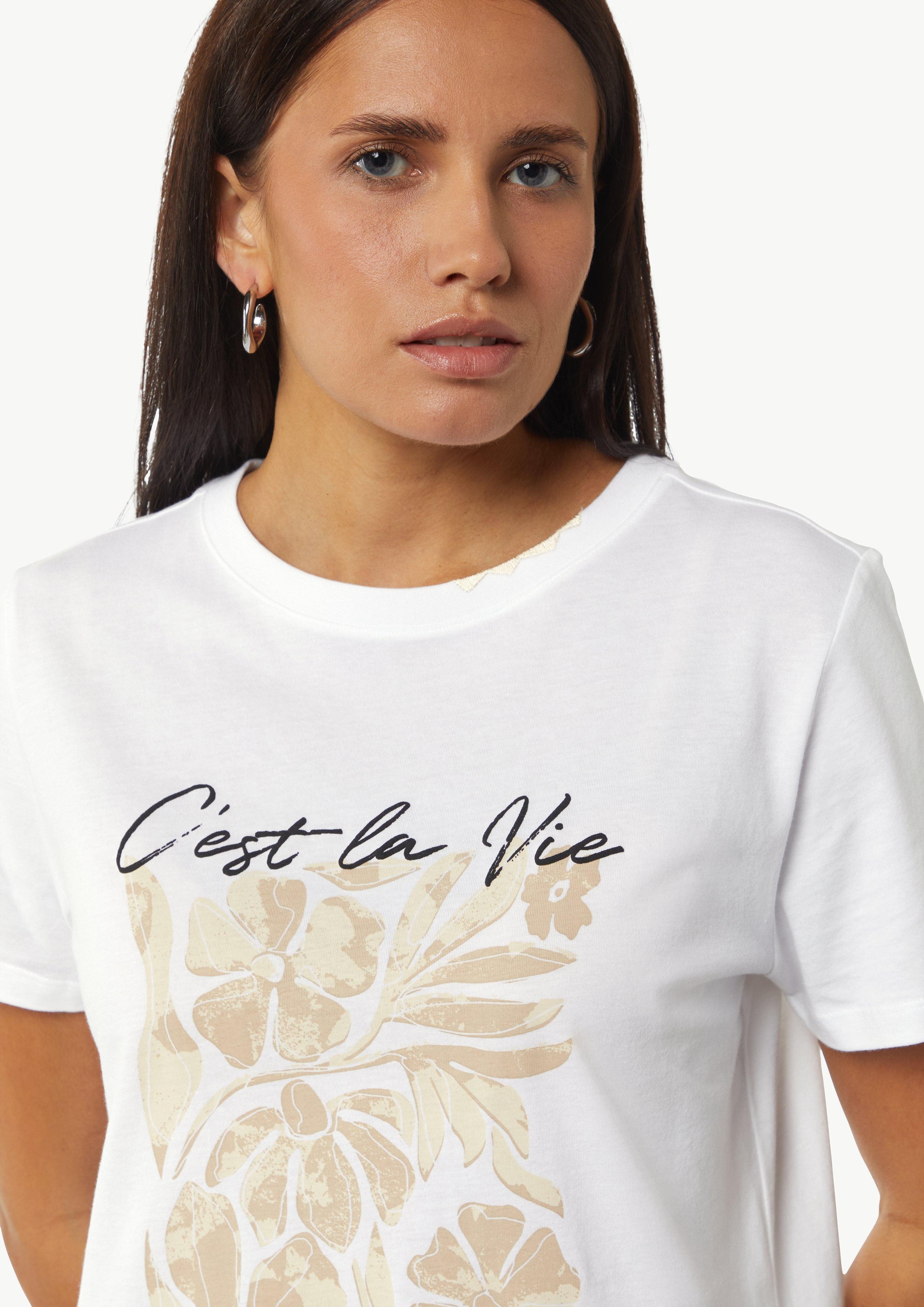 comma casual identity Kurzarmshirt T-Shirt mit günstig online kaufen