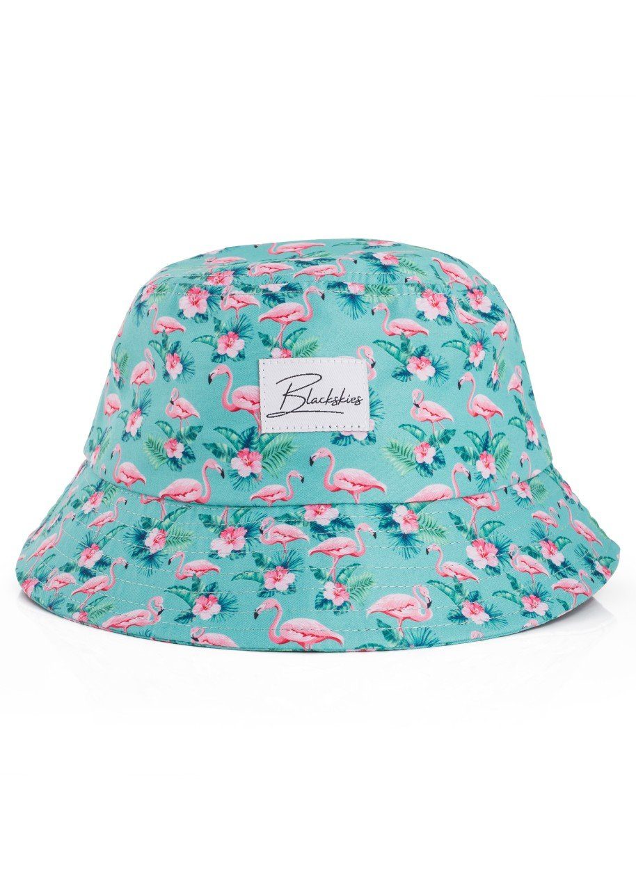 II Sonnenhut Bucket Hat Vol. Blackskies Tropical Flamingo