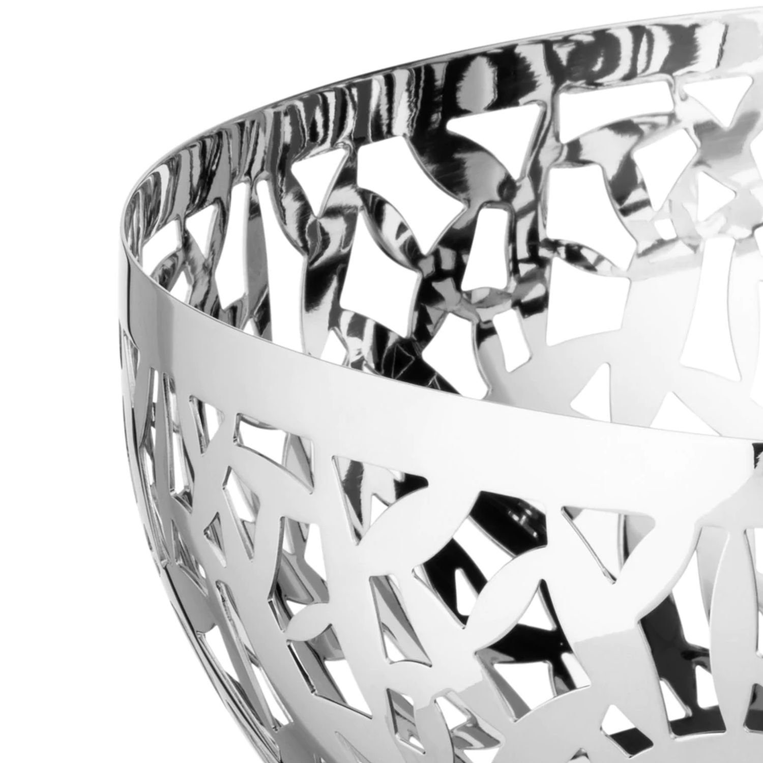 Alessi Obstschale Cactus 21 cm, Edelstahl