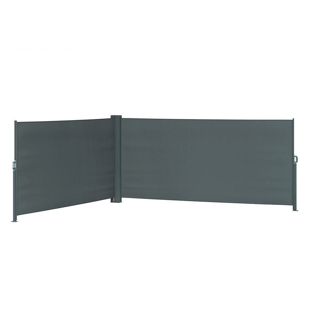 OK-Living Seitenarmmarkise, Anthrazit, 600 x 160 günstig online kaufen