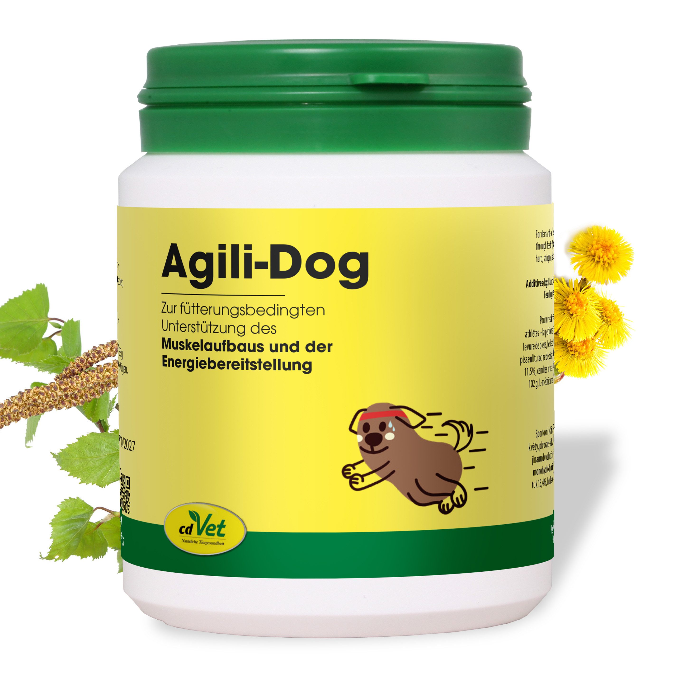 cdVet Agili-Dog, Ergänzungsfutter für: Hunde, Unterstützung beim Muskelaufbau