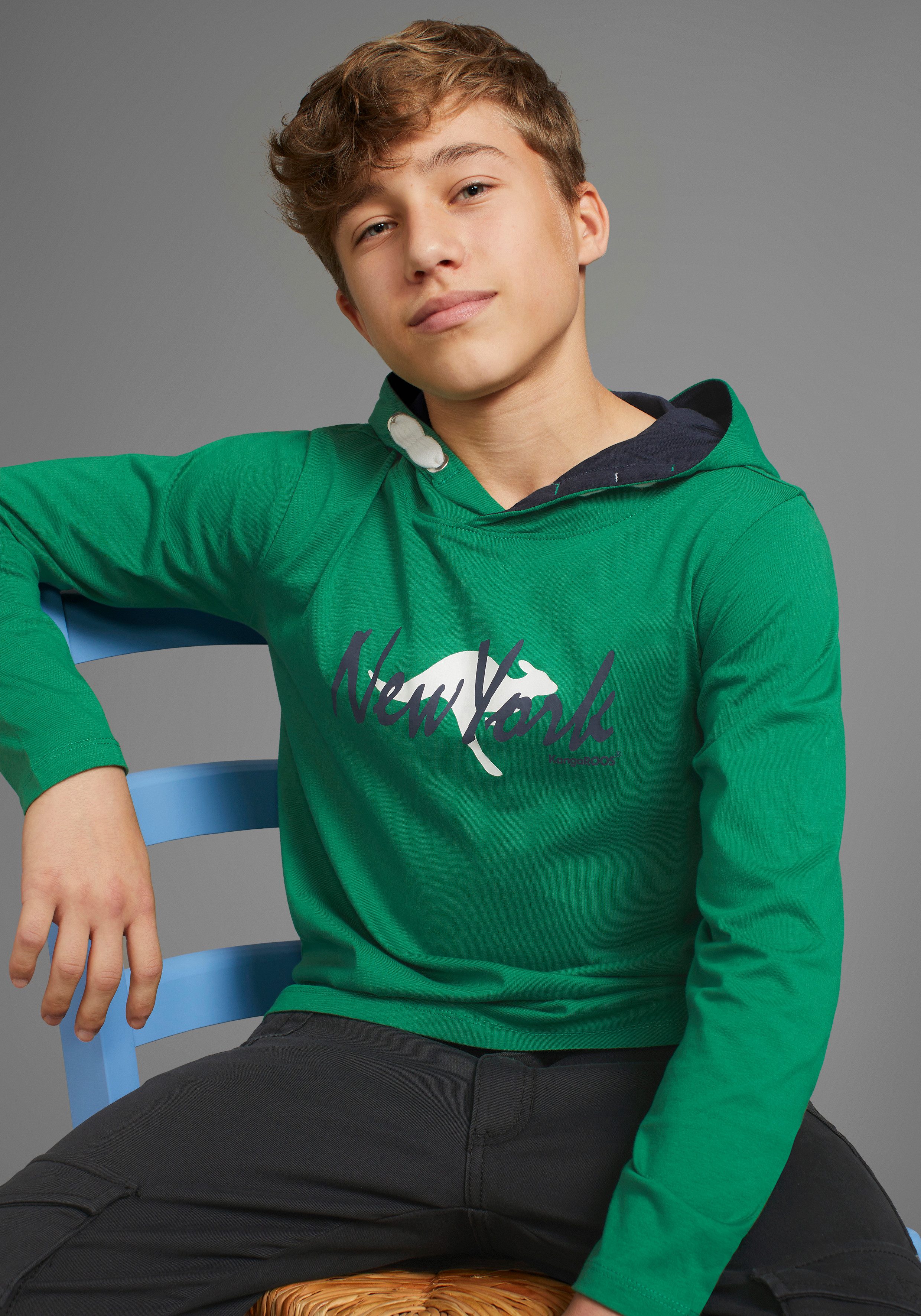 Kapuzenshirt Logo-Print