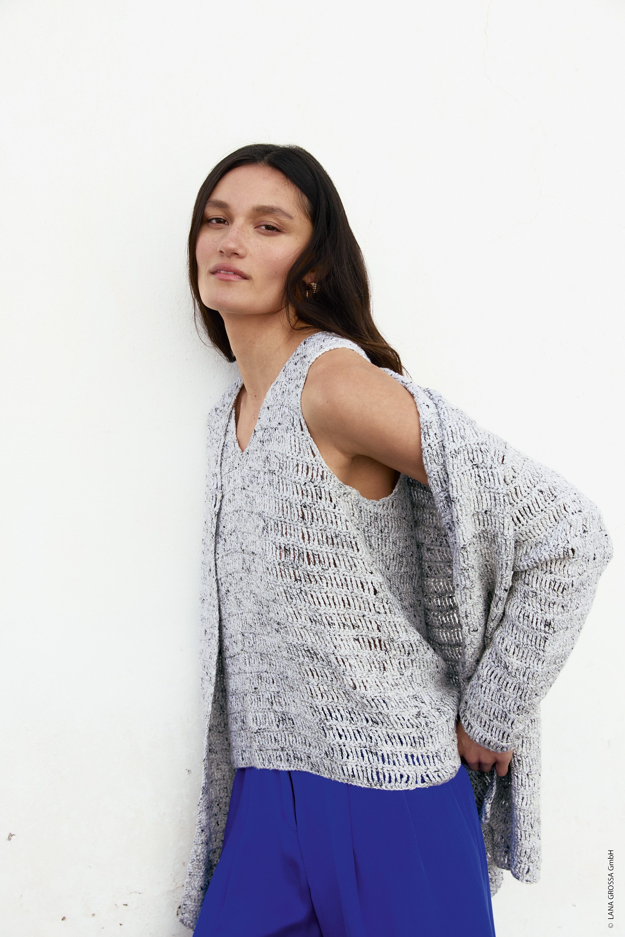 LANA GROSSA MAGLIA Häkelwolle, 155 m (faszinierendes, mehrfarbiges und strukturiertes Garn mit lebhafter Optik), 50 g